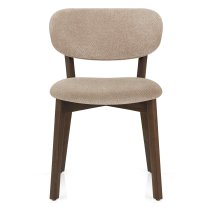 Silla Tela Roble Oscuro - Maya