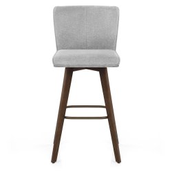 Taburete Tela Roble Oscuro...