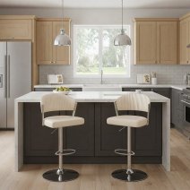 Taburete Cuero Auténtico - Lusso